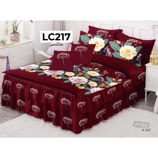 LENJERIE CU VOLANE PREMIUM FINET 6 PIESE COD LC217 LENJERIE CU VOLANE PREMIUM FINET 6 PIESE COD LC217