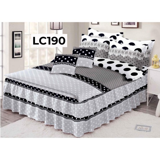 LENJERIE CU VOLANE PREMIUM FINET 6 PIESE COD LC190 LENJERIE CU VOLANE PREMIUM FINET 6 PIESE COD LC190