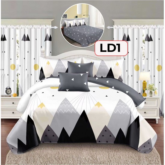 SET LENJERIE FINET 6 PIESE + 2 DRAPERII COD LD1 SET LENJERIE FINET 6 PIESE + 2 DRAPERII COD LD1