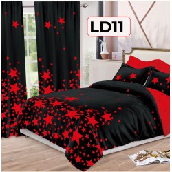 SET LENJERIE FINET 6 PIESE + 2 DRAPERII COD LD11 SET LENJERIE FINET 6 PIESE + 2 DRAPERII COD LD11