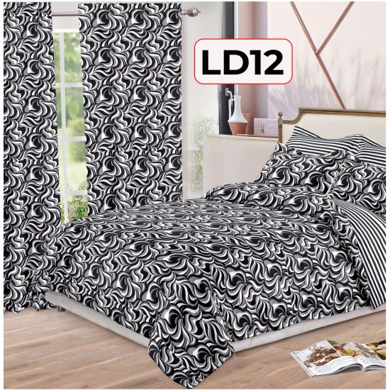 SET LENJERIE FINET 6 PIESE + 2 DRAPERII COD LD12 SET LENJERIE FINET 6 PIESE + 2 DRAPERII COD LD12