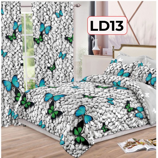 SET LENJERIE FINET 6 PIESE + 2 DRAPERII COD LD13 SET LENJERIE FINET 6 PIESE + 2 DRAPERII COD LD13