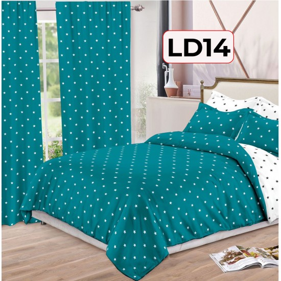 SET LENJERIE FINET 6 PIESE + 2 DRAPERII COD LD14 SET LENJERIE FINET 6 PIESE + 2 DRAPERII COD LD14