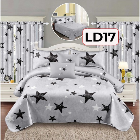 SET LENJERIE FINET 6 PIESE + 2 DRAPERII COD LD17 SET LENJERIE FINET 6 PIESE + 2 DRAPERII COD LD17