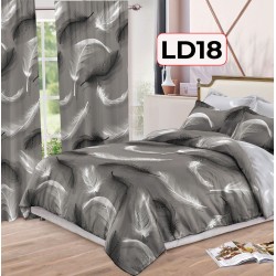 SET LENJERIE FINET 6 PIESE + 2 DRAPERII COD LD18 SET LENJERIE FINET 6 PIESE + 2 DRAPERII COD LD18