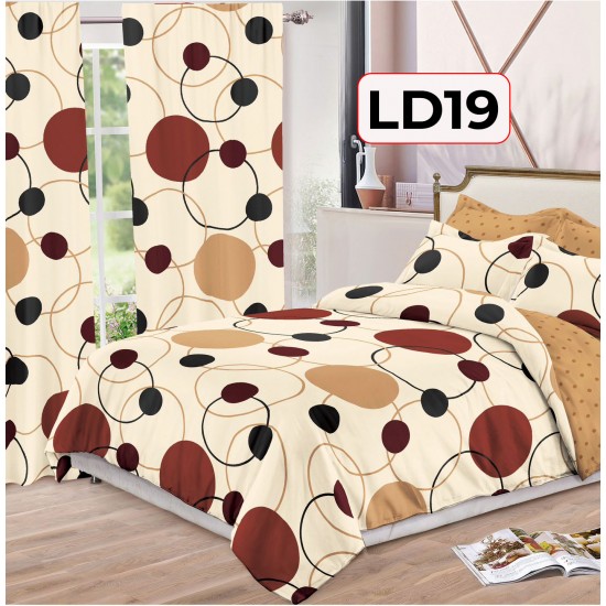 SET LENJERIE FINET 6 PIESE + 2 DRAPERII COD LD19 SET LENJERIE FINET 6 PIESE + 2 DRAPERII COD LD19