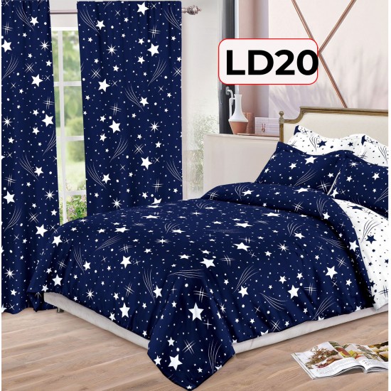 SET LENJERIE FINET 6 PIESE + 2 DRAPERII COD LD20 SET LENJERIE FINET 6 PIESE + 2 DRAPERII COD LD20