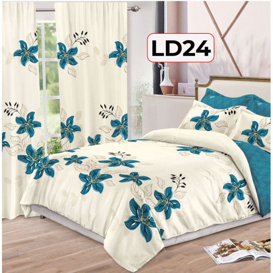 SET LENJERIE FINET 6 PIESE + 2 DRAPERII COD LD24 SET LENJERIE FINET 6 PIESE + 2 DRAPERII COD LD24