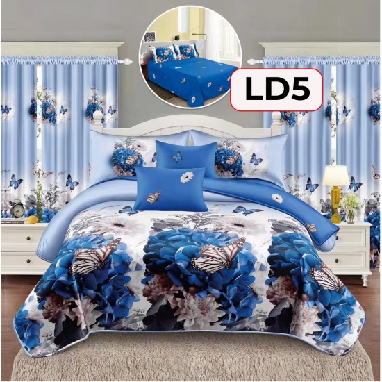 SET LENJERIE FINET 6 PIESE + 2 DRAPERII COD LD5 SET LENJERIE FINET 6 PIESE + 2 DRAPERII COD LD5