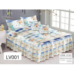 LENJERIE CU VOLANE TIP FINET 6 PIESE COD LV001 LENJERIE CU VOLANE TIP FINET 6 PIESE COD LV001