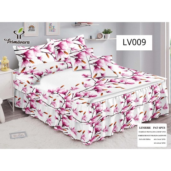 LENJERIE CU VOLANE TIP FINET 6 PIESE COD LV009 LENJERIE CU VOLANE TIP FINET 6 PIESE COD LV009