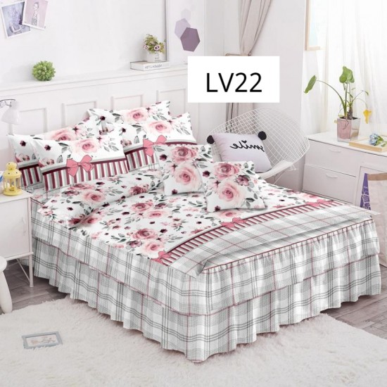 LENJERIE CU VOLANE TIP FINET 6 PIESE COD LV22 LENJERIE CU VOLANE TIP FINET 6 PIESE COD LV22