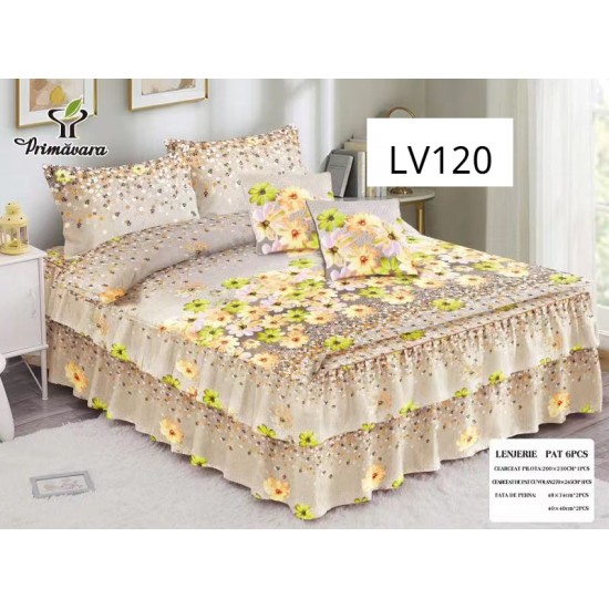 LENJERIE CU VOLANE TIP FINET 6 PIESE COD LV120 LENJERIE CU VOLANE TIP FINET 6 PIESE COD LV120
