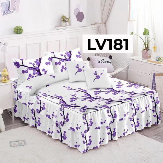 LENJERIE CU VOLANE TIP FINET 6 PIESE COD LV181 LENJERIE CU VOLANE TIP FINET 6 PIESE COD LV181