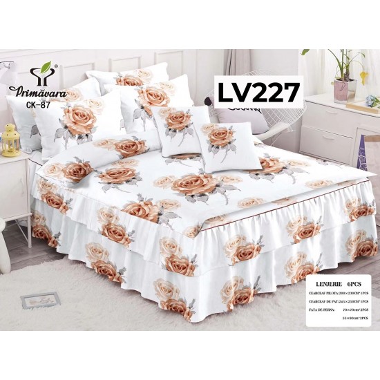 LENJERIE CU VOLANE TIP FINET 6 PIESE COD LV227 LENJERIE CU VOLANE TIP FINET 6 PIESE COD LV227