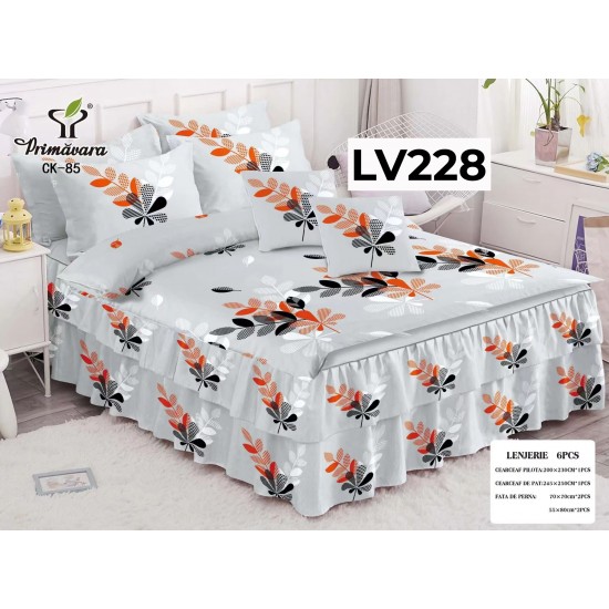 LENJERIE CU VOLANE TIP FINET 6 PIESE COD LV228 LENJERIE CU VOLANE TIP FINET 6 PIESE COD LV228