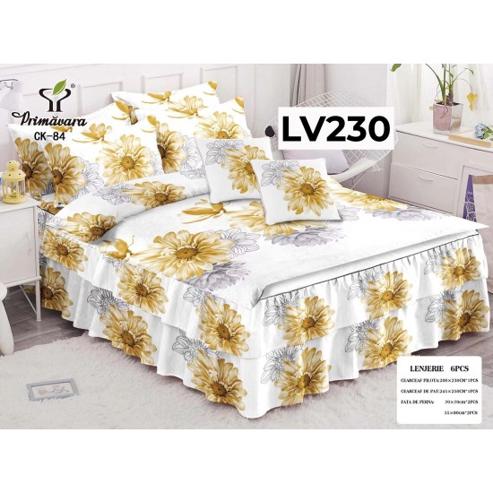 LENJERIE CU VOLANE TIP FINET 6 PIESE COD LV230 LENJERIE CU VOLANE TIP FINET 6 PIESE COD LV230