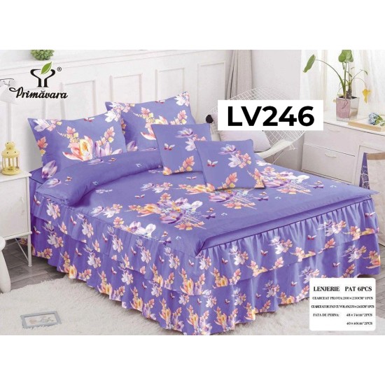 LENJERIE CU VOLANE TIP FINET 6 PIESE COD LV246 LENJERIE CU VOLANE TIP FINET 6 PIESE COD LV246