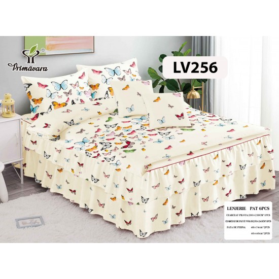 LENJERIE CU VOLANE TIP FINET 6 PIESE COD LV256