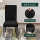 Set 6 huse pentru scaune Lycra - NEGRU Set 6 huse pentru scaune Lycra - NEGRU