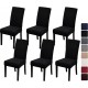 Set 6 huse pentru scaune Lycra - NEGRU Set 6 huse pentru scaune Lycra - NEGRU